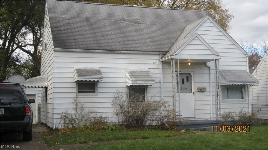 Affordable 3/1 bungalow fixer in a wonderful, quiet neighborhood close to highways and all amenities in sought-after Cuyahoga Falls. Two main floor bedrooms. Partially finished lower level. Nice size lot. So much potential to build equity in this low inventory market.