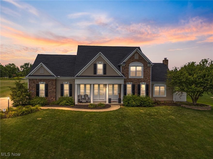 Tucked away on a quiet 1.42-acre lot in Medina Township’s sought-after Morning Song Farms, this timeless Colonial blends everyday function with resort-style living. With over 3,000 square feet inside and a private outdoor escape, it’s the kind of place that feels like home the moment you arrive.

Out back, summers are effortless. A sparkling in-ground pool, shaded pavilion, and dual sheds offer both relaxation and practical storage. Inside, a convenient mudroom and nearby half bath keep pool days low-maintenance and mess-free.

The kitchen is warm and inviting—plenty of space for meals, morning coffee, or late-night snacks—with an island and included appliances, even the extra fridge on the patio. Upstairs, three secondary bedrooms share a full bath, while the spacious primary suite includes double closets and a private bath designed for unwinding.

Downstairs, the finished basement is ready for movie nights or casual hangouts at the bar. Bonus: the pool table and ping pong topper stay.

Updates include new windows (2021), furnace and A/C (2019), a new hot water tank (2025), brand-new roof (July 2025), and fresh interior paint throughout.

Just minutes from Medina Square, this home offers space, peace, and personality—inside and out.