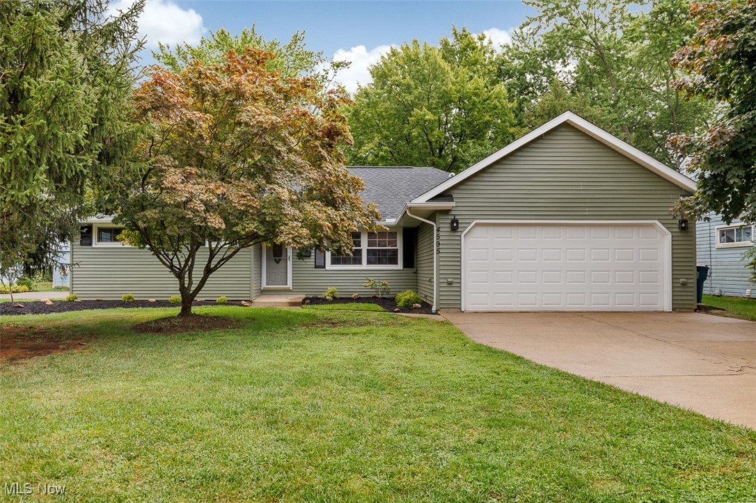Fully Remodeled Ranch in the Heart of North Olmsted! Welcome to this stunning 3-bedroom, 2-bathroom ranch that has been completely remodeled from top to bottom. This move-in-ready home offers a perfect blend of modern updates and comfortable living. Inside, you'll find fresh paint throughout the interior, complemented by all-new flooring that flows seamlessly from room to room. The kitchen has been fully renovated and features brand-new cabinets, quartz countertops, and stainless steel appliances—perfect for both everyday meals and entertaining guests. Just off the kitchen, the conveniently located laundry area adds function and ease to your daily routine. The spacious living area includes a cozy gas fireplace, creating a warm and inviting atmosphere. Step outside to enjoy the oversized deck that overlooks a fully fenced-in backyard—ideal for gatherings, pets, or simply relaxing in your own private space. Both full bathrooms have been tastefully remodeled with high-end finishes, offering a clean, modern look and added comfort. Additional improvements include a brand-new roof, gutters, and downspouts, as well as a new tankless hot water heater for added efficiency. The exterior has also been freshly painted, giving the home clean, updated curb appeal. With nothing left to do but move in, this beautifully updated North Olmsted ranch offers peace of mind, comfort, and convenience—just minutes from shopping, parks, schools, and I-480. Schedule your private showing today and see everything this home has to offer! Agent Owned.