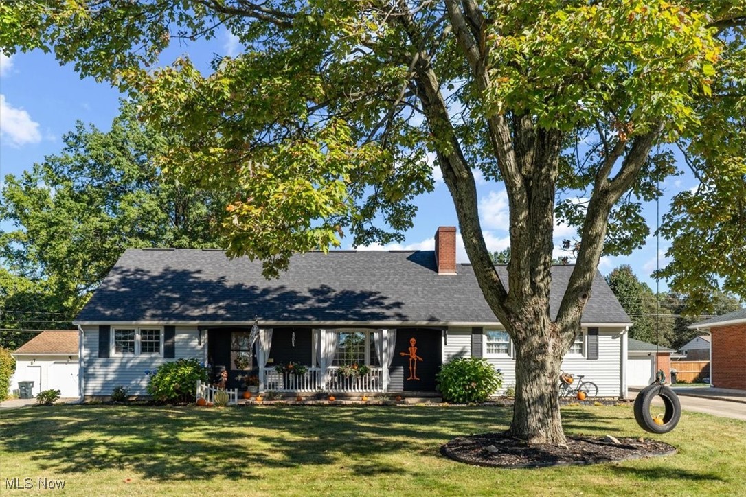 Welcome to 753 Highland Avenue in beautiful Wadsworth! This charming 4-bedroom, 2-bath Cape has been thoughtfully updated while maintaining its classic character. Step inside to find hardwood floors that flow throughout both levels, a cozy living room with a gas fireplace, and a bright eat-in kitchen California open shelving, a pantry, and a stylish glass tile backsplash. The spacious family room, accented with warm wood-beamed ceilings, opens to the backyard—perfect for relaxing or entertaining. The main level offers two bedrooms and a modern full bath with a walk-in shower, while the upper level includes two additional bedrooms, generous closet space, and a second full bathroom. The basement has been professionally waterproofed and provides great storage or the potential for future finishing. Major updates include a newer roof, furnace, hot water tank, electrical, insulation, sump pump, and HVAC (all completed in 2019), plus a brand-new garage door and opener added in 2025. Outside you'll find a beautiful patio overlooking the well-maintained yard on a 0.27-acre lot, complete with a storage shed and an attached two-car garage. Located in the desirable Wadsworth City School District and close to parks, shopping, and major highways, this home offers the perfect blend of comfort, convenience, and timeless appeal.