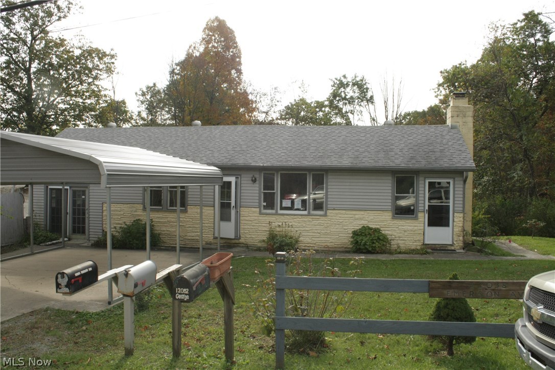Full of potential 4 bedroom 2 bath home located outside of town on a large lot.