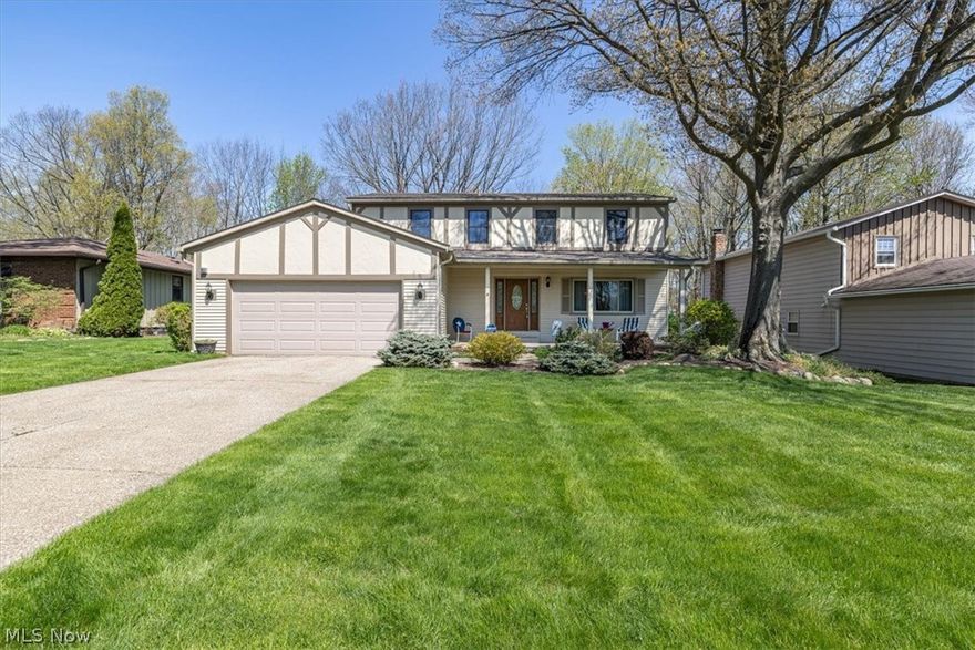 Charming 4-bedroom, 2.5-bath Colonial in the desirable Chandler Commons of Strongsville. Meticulously maintained and move-in ready, this classic home welcomes you with a covered front porch and bright, airy living spaces. The main level features a formal living and dining area, a well-appointed kitchen and a cozy family room—perfect for everyday living and entertaining. Upstairs you’ll find four generous bedrooms and two full baths. The finished basement adds flexible living space for a home office, playroom, or media room. There is a new hot water tank. Outdoor living shines with a private yard, roomy backyard deck, and full privacy fence—ideal for summer gatherings and pets. Recent upgrades include a brand-new chimney and brand-new leaf-guard gutters for low-maintenance curb appeal. The development features walking paths, a community pool, a playground, tennis courts, and a pavilion with a wood burning fireplace for events.  Call your favorite realtor and schedule a showing today!