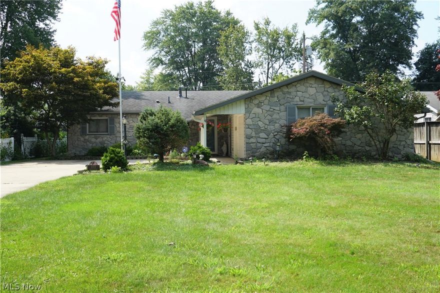 Beautifully maintained Ranch situated in one of Elyria's most desired neighborhoods. Close to shopping, golf, dining, highways, and more! All appliances stay with the home. Laminate floors flow through the kitchen.  A half bath on the first floor with laundry room.  Slider from the Living Room room leads out to the   back yard that is perfect for grilling or relaxing. Large shed in the backyard for that extra storage.  Roof replaced within the past 5 years.