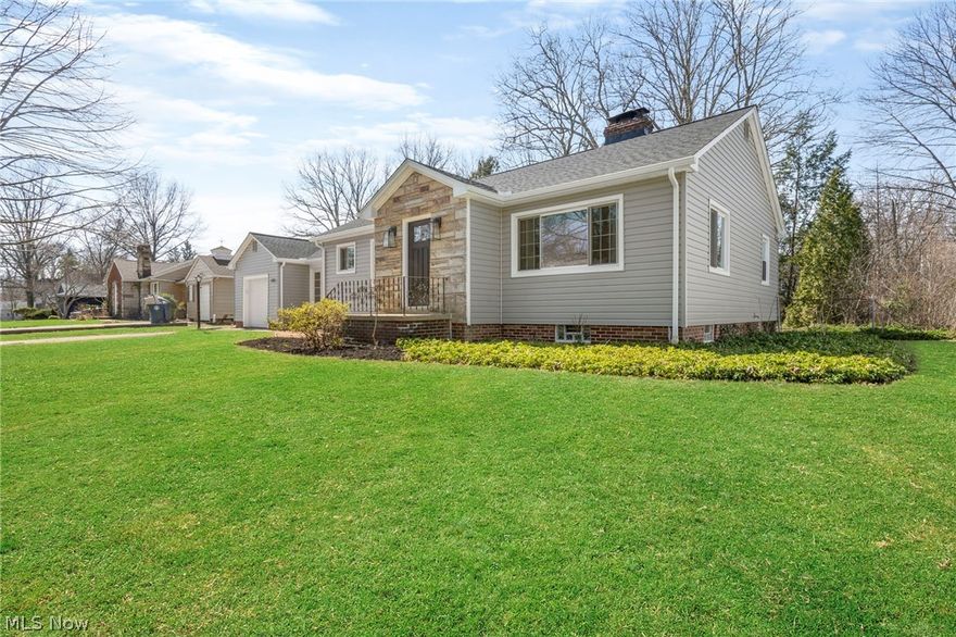 A True Gem in the Heart of West Akron... Just around the corner from famed Stan Hywet Hall, this Tastefully Updated and Decorated Ranch can now be Yours!! The Siding (2020) and Roof (2020) are sure to catch your keen eye as you pull up to the house. Step past the new exterior lighting and through the brand new Front Door to the Bright and Airy Living Room. Home At Last! Luxury Vinyl greets your feet as you imagine yourself by the Warm, Cozy fireplace in the chilly winter months, then notice how the Large Living room windows allow an abundance of natural light inside! Through the hallway follow the Newly Laid Carpet into the 2 Over-Sized Bedrooms, separated by the Full Bath. The 2021 Bathroom Rehab included replacing the Tub, Surround, Vanity & Sink, Commode, Lighting AND Plumbing fixtures! From there make your way to the Kitchen and adjacent Dining Room... The Ceramic Tile Floor screams Longevity, while the Hardwood Cabinetry, Stainless Appliances, and Copper-toned Backsplash speak to