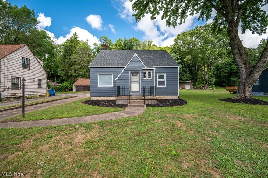 WOW, This fully updated Cape Cod in Liberty Township is definitely going to demand some attention! Stepping into the front door, you'll immediately notice the brand new LifeProof flooring throughout the living room that also boasts fresh paint throughout and charming crown molding. Down the hall are your first two bedrooms, both with the same updated flooring and both offering great closet space. You'll love the tiled bathroom that displays wonderful creativity in craftsmanship. The kitchen also has beautiful tile flooring and over-sized cabinetry. Upstairs you'll find your primary bedroom with tons of closet space along with your second full tiled bathroom, recently updated as well! The newly updated basement with fresh paint offers a clean slate to add an additional living space or hangout as well! You'll love watching the wildlife that roams in the treeline of your backyard here and enjoying the summer nights on your back patio or around your fire pit making s'mores with family and friends! Call and schedule your own private showing today!