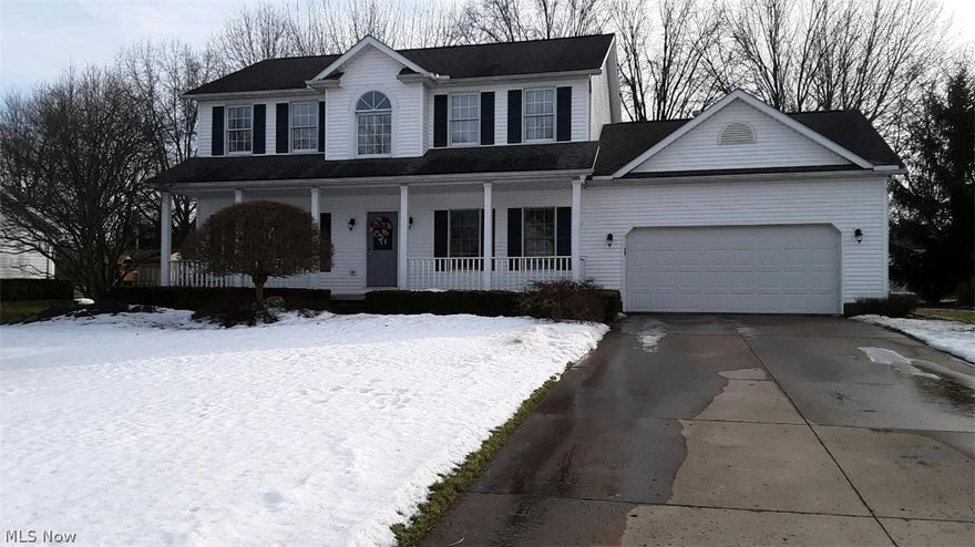 WOW! This beautifully well kept and tastefully decorated colonial offers so much! The oversized master suite includes a Jacuzzi tub, dimmed lighting in the bedroom for ambiance and plenty of space for furniture. The eat-in kitchen has plenty of cabinets along with counter seating as well as table seating that looks out to the back deck. The family room is the perfect place to be on those cold nights around the fireplace. Work from home? Set up in the first floor office! The main floor has 9 foot ceilings that give it an open and airy feeling. The basement is already decorated for that sports enthusiast! Great for entertaining. Into crafts? You can have your own space for that in the basement as well. Wait! There's more! behind the wall is extra storage that is perfect for those holiday decorations and such. Schedule your private showing today!