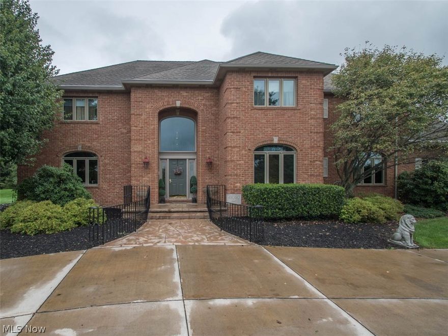 Artistry Worth Noting-This 4 bedroom home in Beaver Local Schools is a 4,900 square foot masterpiece. Foyer with grand staircase warmly welcomes your guests. Work on your chef skills in the gourmet kitchen featuring a double oven, warming drawer, prep sink, trash compactor, and quartz countertops. 4.5 baths featuring instant hot water, and a jacuzzi with skylights in the master bath. Rake in the compliments in the stunning family room complete with balcony and coffered ceilings stories high. Office with wet bar, and laundry available up and downstairs. Spend free time in the finished basement with wet bar, full bathroom, and built-ins galore. Possible living quarters in basement with chair glide accessibility. Outside is 8.76 acres of professionally landscaped land. Patio overlooks the tranquil fish pond. 3 car attached garage, a detached 12x10 outbuilding, and charming historic ice cream stand, give you extra places to keep your tools or toys. This is truly the loveliest of them all.