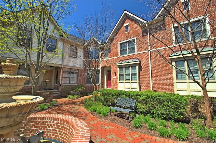 Luxurious cluster home at the sought after Sussex Courts in Shaker Heights. This condo features polished wood floors, soaring ceilings, granite and stainless steel in the kitchen. Breakfast room and firelit family room, bright interior and private patio. Finished Lower level includes efficiency kitchen, rec room, game room, full bath and 4th bedroom. Private courtyard with fountain! 2 Car attached garage! Shaker Heights is one of the most sought after cities in Cleveland - tranquil, yet cosmopolitan and distinctive suburb. The City has a national reputation for excellence in city services, architecture, natural beauty and superior public education. Pets will require an additional deposit.