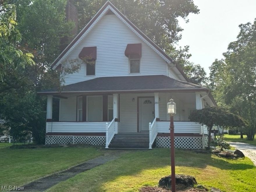 Nice home in Canfield. Plenty of rooom in this one. Four bed and 3 baths! A wrap around porch provides a nice view.  Close to all of Canfield's amenities.