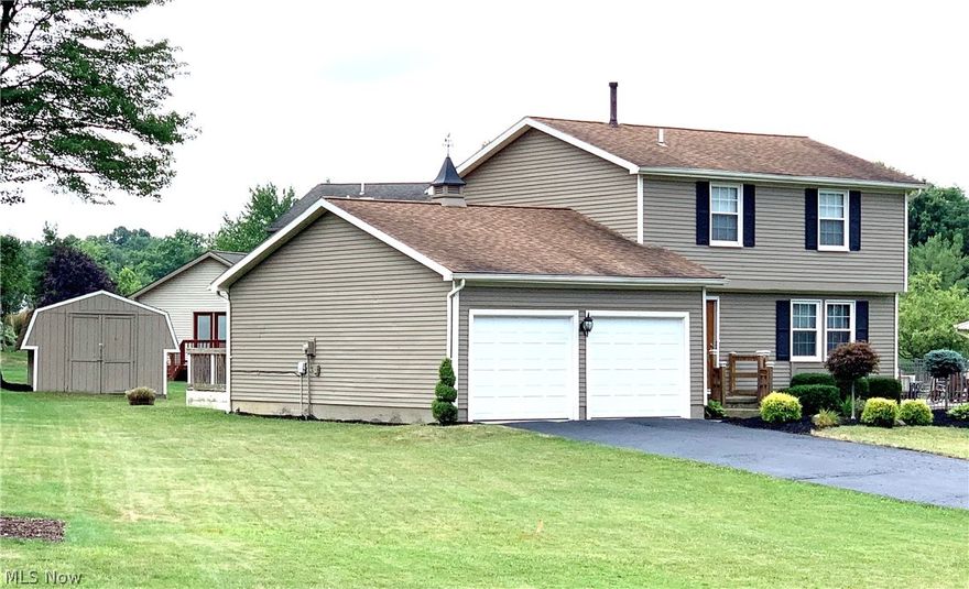 Beautifully renovated 3 bedroom 3 bath home with finished basement! The first floor features open living/dining room, family room, remodeled half bath, and stunning Kitchen with maple cabinets, granite countertops, island, pantry, and stainless steel appliances. The second floor features master suite with gorgeous master bath, 2 other bedrooms and another remodeled full bath. The newly waterproofed basement offers a huge finished rec room and office. The back of the property offers a new deck and 12X18 shed for additional storage. Other updates include paneled interior doors, flooring, lighting, fixtures, 5 1/2 inch baseboards and trim, garage doors, landscaping, sealed driveway, architectural roof shingles, high efficiency furnace, and HWT. What a Wonderful Home to call yours!