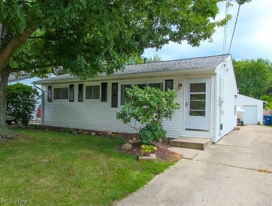 You can have it all in this completely renovated ranch near shopping, restaurants & schools! The hardwood foyer welcomes you into this charming 3 bedroom 1 bath home. Living room w/tile flooring. Kitchen has hardwood floors & brand new stainless steel appliances. Sit down for family meals in the dining room w/hardwood flooring. All 3 bedrooms and bath are located on the first floor for your convenience. Plenty of storage in the full unfinished basement w/glass block windows. Updated plumbing & electric through out. Exterior renovations include new roof, windows & garage door. Two car detached garage. Don't miss out on this charming home! Call today!