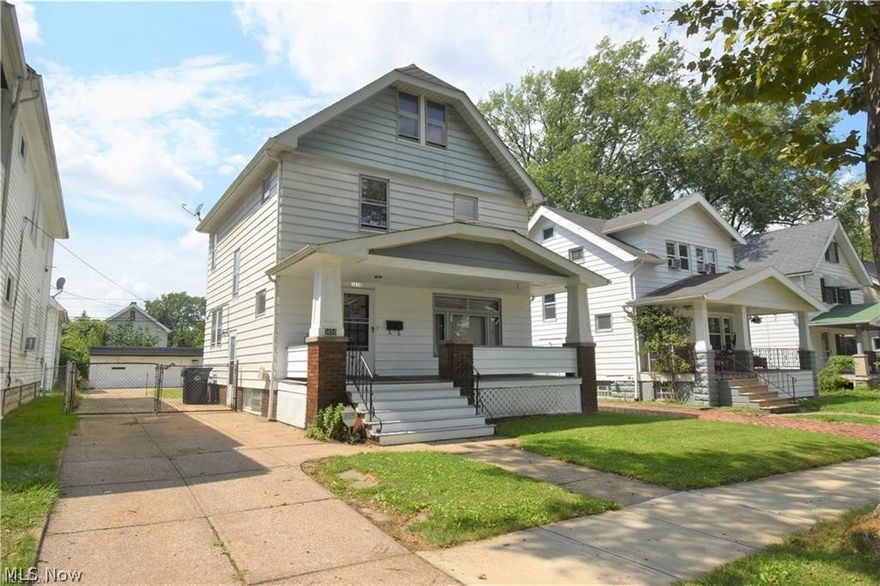 * Quality Built 3 Bedroom 1 & 1/2 Bath Aluminum Sided Colonial with approx. 1392 sq. feet * Natural Woodwork & Hardwood Floors * Large Living Room & Formal Dining Room with Window Seat & China Cabinets * Bright Eat-in Kitchen with Pantry * 1st Floor Half Bath * Master Bedroom Features 2 Closets with one being a Walk-in Closet with extra storage * Well Maintained Bath * Walk-up Attic with 2 Bonus Rooms * Full Basement with Gas or Electric hook up for Dryer * Extra Deep Fenced Yard with Concrete Drive, Loads of Parking & 2 Car Garage * Inviting Front Porch * One Year Home Warranty *