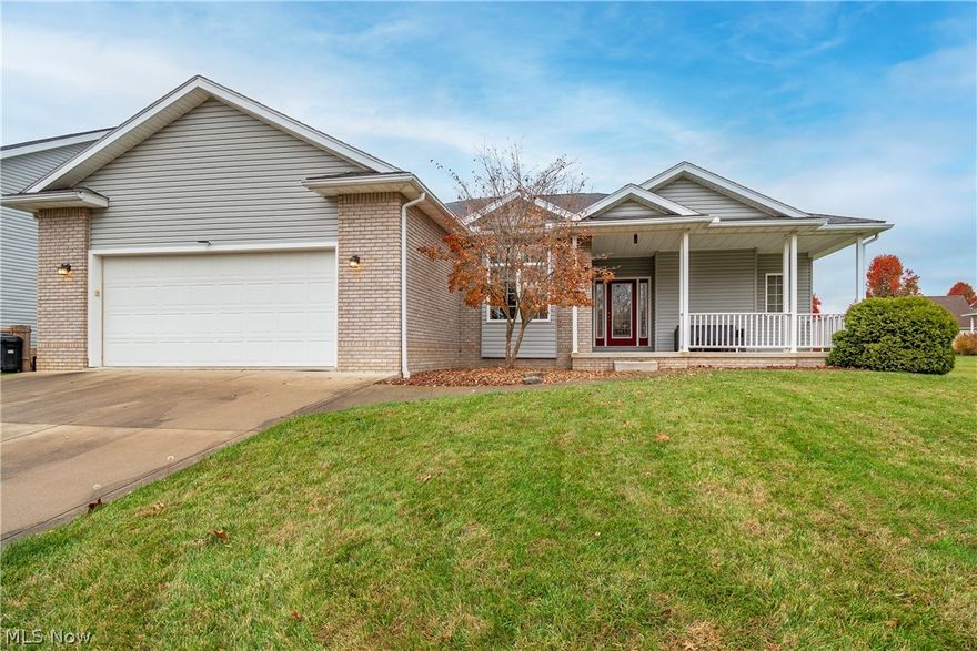 Welcome home to 225 18th Street! Sitting on nearly a half acre lot, this beautiful brick and vinyl ranch boasts 3 bedrooms, 2 bathrooms, and over 1800 sq ft. The main level offers an open floor plan, oversized windows, a gas log fireplace, and first floor laundry. There is a formal dining room upon entry as well as an eat-in kitchen with a bay window overlooking your patio and extensive backyard. The kitchen comes complete with stainless steel appliances, custom precision cabinets, and a Dutch pantry. The owner's suite features an oversized walk-in closet, double sink vanity, jetted tub, shower, and skylight! Huge basement with drywall, ready to be finished. AC, dishwasher, microwave, 2022. Sump pump 2021. HWT 2020. Conveniently located minutes from downtown shops and restaurants. Don't miss your opportunity to own this home. Schedule your private viewing today!