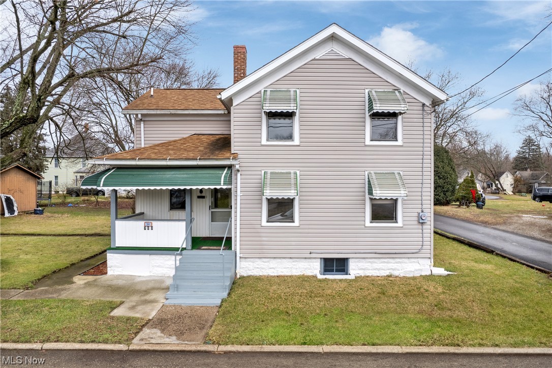 Don't miss the opportunity to own this super clean, recently updated home in the City of Champions. Living room, family room, kitchen, & bathroom on the main floor. Three large bedrooms on the second floor. Full, unfinished basement provides plenty of storage and includes laundry hook-ups. Large, detached garage with partial loft for added storage. Spacious corner lot with mature trees. New sidewalks around side of home and leading to the front porch. So many updates, including new roof, new carpet in all bedrooms, remodeled bathroom, new floor in kitchen, new water heater, aluminum storm windows, and new paint throughout. This home has been in the same family for three generations; the work and care put into this home is apparent. Conveniently located close to Massillon schools, preschool/daycare, shopping, & restaurants. This home has been thoroughly cleaned & updated, and is move-in ready!