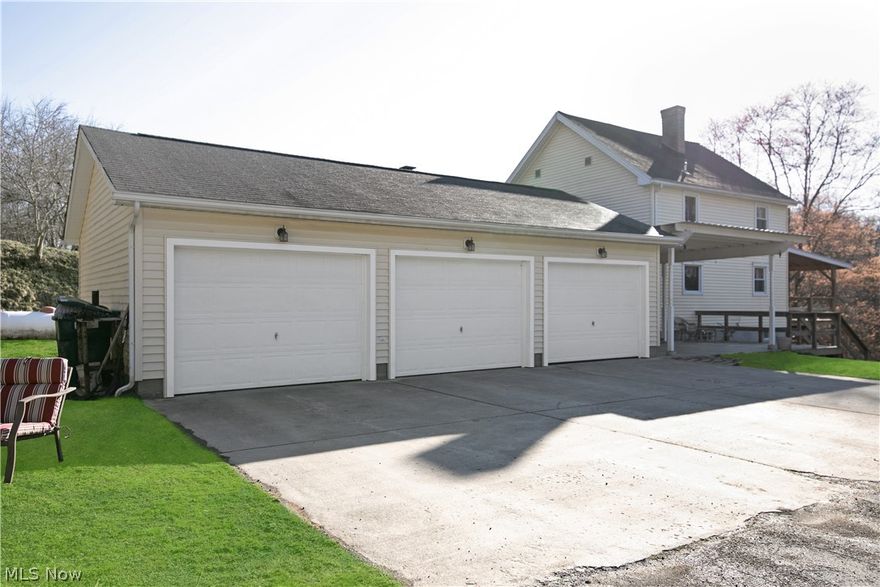 Dreaming of country living?  It doesn't get any better than Sunny Hollow Dr.  Totally renovated 3 BR, 2 full bath farmhouse on 44 Acre parcel of wooded land w/garden area, large barn, shed & outbldg.  Home features spacious Family Room w/fireplace, Picture perfect fully equipped eat in country kitchen, formal DR & LR w/decorative fireplace, full bath & laundry/mudroom on Main level.  Wood floors thru-out, new large deck + covered patio, 3 car garage w/access to house via mud rm/laundry.  New Septic in Feb, public water available, currently using well, paved driveway.  Just bring your family & furnishings