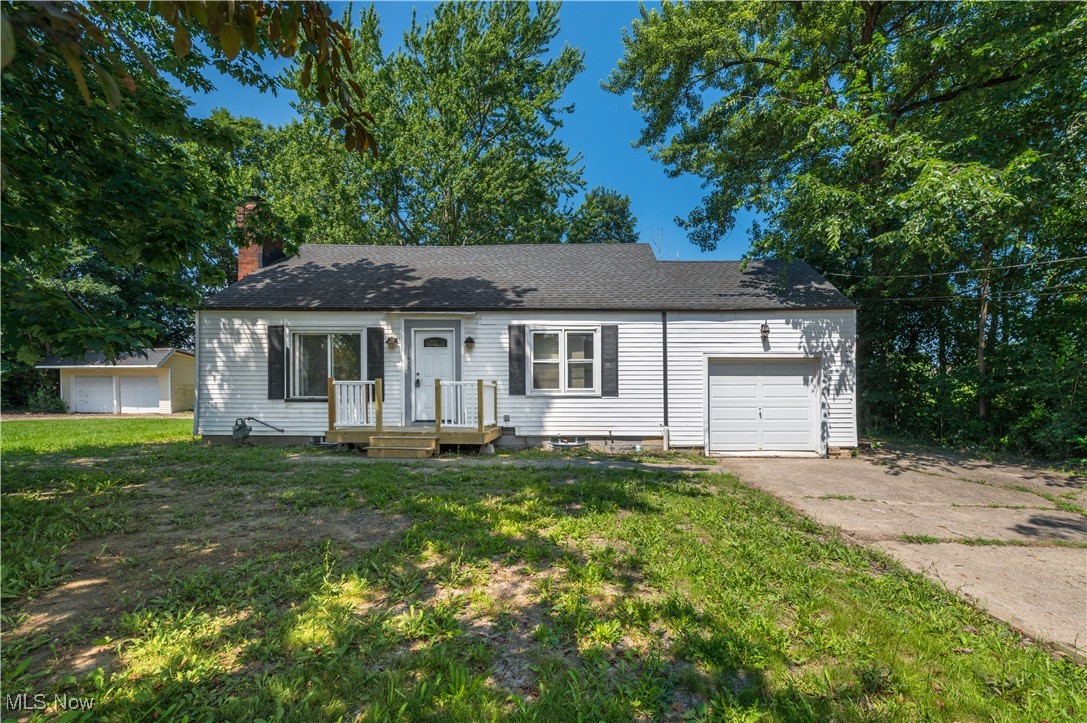 Located in the heart of desirable Strongsville, this 3 bed 2 bath bungalow is ready for a new owner! Entering through the sizable family room you're greeted with freshly refinished hardwood floors and a brick wood burning fireplace. The kitchen offers refinished cabinetry, granite counters and a new stainless-steel appliance package with gas stove. A tiled modern full bath with floating vanity and lighted mirror services the 2 first floor bedrooms. Fresh paint, new trim and interior doors are also found throughout the home. Moving upstairs the large primary bedroom includes a new en-suite bath with modern finishes and LVL flooring. Heading to the partially finished basement you will find a large, finished bonus room perfect for large gatherings. A laundry area and additional storage rooms complete the space. Additional improvements to the home are as follows: Permitted replacement of 75 feet of basement wall and complete basement waterproofing. New plumbing throughout home. New SOAR (Sewer line and Riser). New energy efficient windows and accessible insulation areas, New HVAC, New 200amp electric panel and New front deck! Schedule your showing today!! $5000 closing cost credit offered by seller with accepted purchase agreement!!!! "