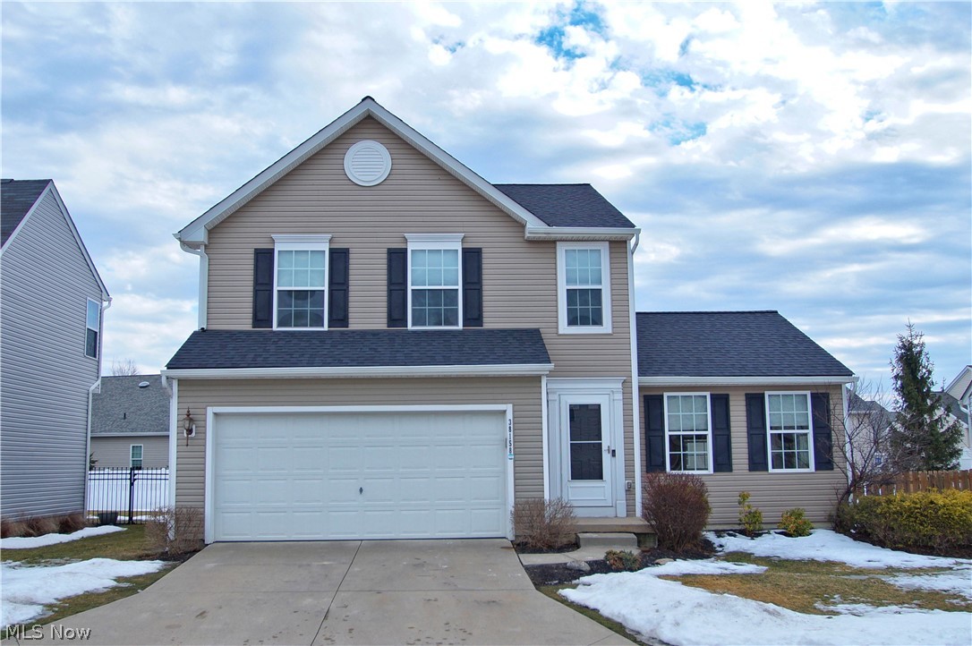 Meticulously maintained Willoughby colonial in the CrossCreek development of Tamarac. Hardwood floors run throughout the main floor which features a living room with vaulted ceilings and a gas fireplace, dining area and updated kitchen. First floor laundry and half-bathroom round out the first floor. Upstairs you'll find three generously sized bedrooms with a master suite that has a wonderful view of the fully-fenced in backyard with stamped patio perfect for entertaining. Finished lower level is the perfect multipurpose area that features brand new carpeting as well as a storage room. Two-car attached garage, all appliances stay, one-year home warranty included. See this today, it will not last!