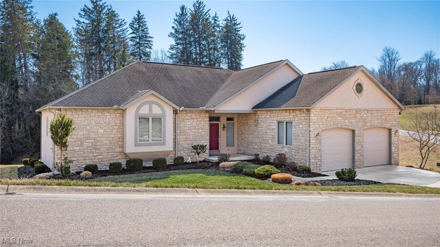 Discover this stunning villa in the desirable Joe's Run community, featuring a serene sunroom that offers peaceful views of a creek just beyond your backyard. This spacious home includes 4 bedrooms and 4.5 bathrooms, with thoughtful features throughout—jetted tub, walk-in closets, gas fireplace, and a convenient main-floor laundry room. The main level offers two bedrooms, while the fully finished walk-out basement includes two more, each with its own private full bath for ultimate comfort and privacy. The lower level also boasts a generous recreation room, perfect for entertaining or unwinding.