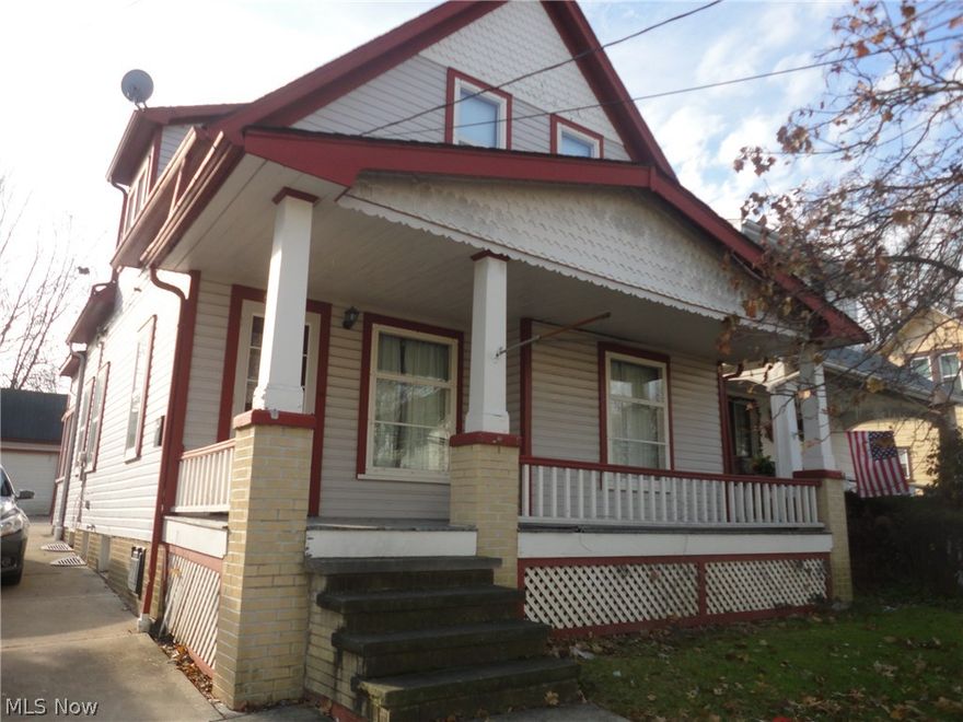 Large Colonial with a detached 2 car garage * Newer 30 yr. roof * Newer HWT (8 yrs.) * Home has charm but needs some TLC *