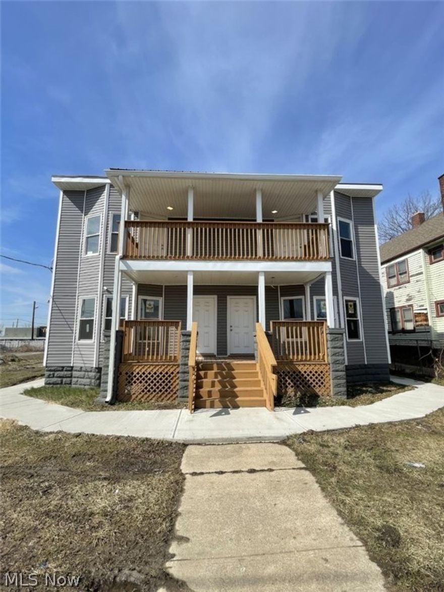 I present a fully rehabbed multi unit apartment. Everything in this building is new. New windows, new siding, new roof, new flooring and new porches. 4 2 bedroom 1 bath units. Buy, move in and let the home pay for itself. Contact an agent for more information and to schedule a showing