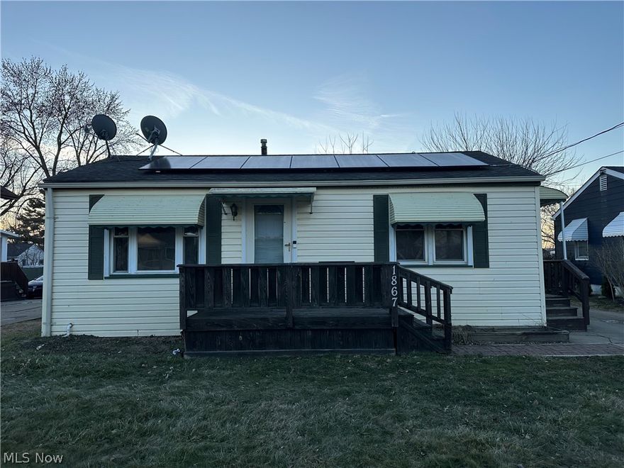 Welcome to this well-maintained 2-bedroom, 2-bathroom home located in the heart of Warren. Designed for comfort and efficiency, this property features energy-saving solar panels and a dual furnace system to keep utility costs low while maintaining year-round comfort. Inside, you’ll find a functional layout with spacious living areas, generously sized bedrooms, and two full bathrooms for added convenience. The waterproofed basement offers excellent storage space and peace of mind, with potential for additional living or recreational use. Outside, a single-car detached garage with covered patio provides secure parking and outdoor entertaining. Whether you're a first-time buyer or looking to downsize, this home combines practical upgrades with everyday comfort in a convenient location close to shopping, dining, and major roadways. Schedule your private showing today!!