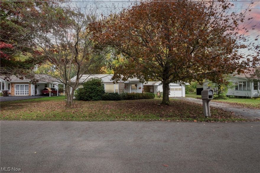 One floor living at its best! This cute adorable 2 bedroom, 1 bath home is perfect for that young couple just starting out or someone just wanting to downsize. It is located in a great location near the square in Andover but only minutes away from Pymatuning lake. It could be used as a second home for the summers. There have been a lot of updates done to this home over the years. In 2019 new furnace/CA/hot water tank, Metal roof in 2018, Electrical all updated in 2019, Kitchen flooring and backsplash updated approx. 2 years ago, Brand new carpet in living room and one bedroom October 2023. The large backyard is sure to please with a fenced area near the detached garage for your pets. Great location for a great price with a nice park for children to play in across the street.