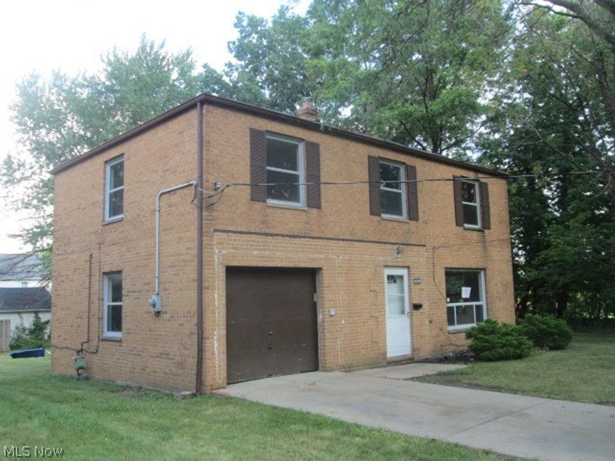 Solid brick four bedroom colonial.  Located on dead end street.  Large backyard.  Attached one car garage. Half bath off master bedroom.  Call today! FHA Insured IE Repair Escrow.