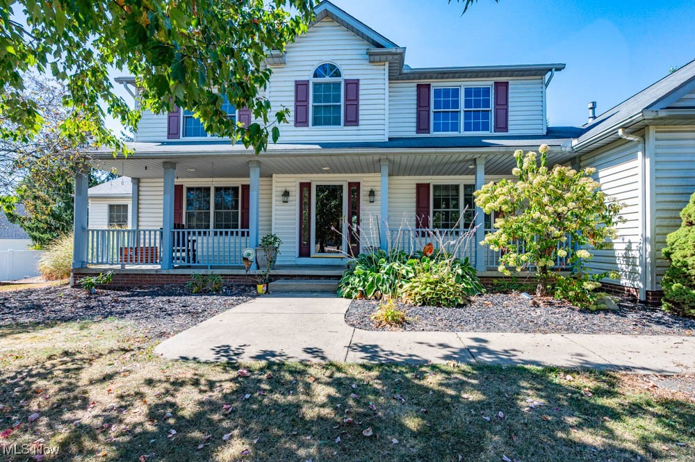 Spacious home with 4, possibly 5, bedrooms, 3.5 baths, finished lower level, and amazing backyard! The backyard retreat features a 36x16 in-ground pool with an 8-foot deep end, a covered wet bar with seating for 6, a hot tub built into the deck, a pool house with storage, a patio, a fire pit, and a built-in gas grill. Perfect for entertaining! Beautiful and spacious home offering a huge great room with a gas fireplace, a bay window, and a window seat. Sun room with hardwood floors, cathedral ceilings, and a gas fireplace. Large kitchen with desk area, breakfast bar, and dinette. Large formal dining room and 1st floor laundry room for convenience.. Master suite with a walk-in closet. Whole house audio system inside and out, with an oversized 2-car garage, whole yard lawn sprinkler system, and plenty of storage space too! Unbelievable finished basement with fireplace, full bath, and large walk-in closet. Wonderful 2-story in Park Village subdivision.