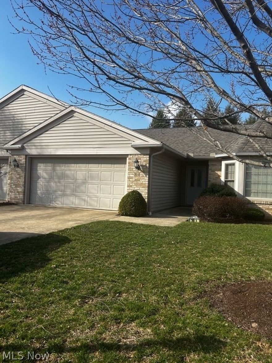 Welcome to Hunter's Glen, conveniently located near stores, Restaurants, and quick acess to 250.
This rare 3 bed 2 bath condo has a large eat in kitchen with newer stainless steel aplliances, laundry room right off the entrance from your 2 car attached garage, The whole unit is one neutral color giving you a blank canvas to decorate to your own taste. The 17x25 living room gives ample space for all your furniture and gives an option to designate a formal dining area. Master bedroom has it's own en-suite with double sinks , large shower and 6x14 walk in closet. There are 2 other nice size rooms for family or guests to stay. Condo Association provides a club house, pool access, lawn care and snow removal so you can enjoy life more with less responsibility!