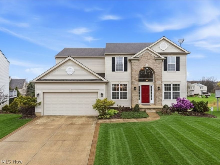 Welcome home to this beautifully maintained 4-bedroom, 2.5-bath gem in the highly sought-after Call’s Farm community. Lovingly cared for by its original owner, this home is filled with warmth, natural light, and inviting spaces throughout.  Step into the impressive two-story foyer filled with natural light, leading through the formal living and dining rooms into the open inviting great room. The great room features beautiful hardwood floors, a gas fireplace and flows seamlessly into the eat-in kitchen complete with a coffee bar area, island, and walk-in pantry. The first floor also offers a convenient laundry room, private home office, and half bath, giving you the flexibility and function today’s lifestyle needs. Upstairs, you’ll find four comfortable bedrooms and a full bath. The primary suite is a true retreat, complete with vaulted ceilings, walk-in closet, and a spa-like ensuite with soaking tub and walk-in shower. The Walk-out Basement provides excellent potential for additional living space and is ready for your personal touch. Located in the vibrant Call’s Farm neighborhood with a playground, hike and bike trails, and neighborhood activities. Your next chapter begins here.  Opportunities like this don’t last schedule your showing today!