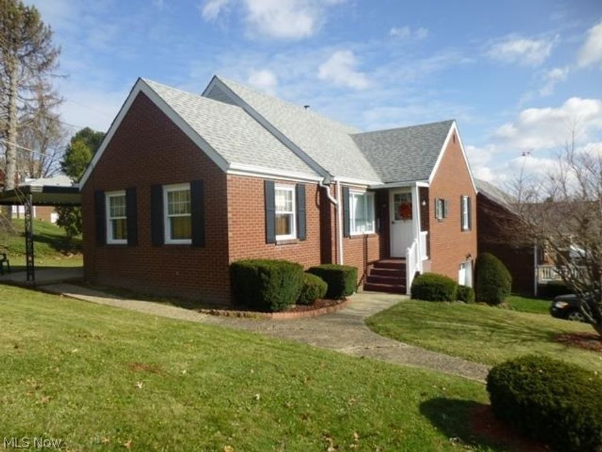 Well built brick home with vinyl windows approx 10 yrs old and roof approx 6 yrs old. 4 bedrooms with 2 full baths. Nice family room on 1st floor. Very well taken  care of and shows pride of ownership. Brand new carpet in recroom. All appliances will stay and furniture is negotiable. Covered patio off kitchen.