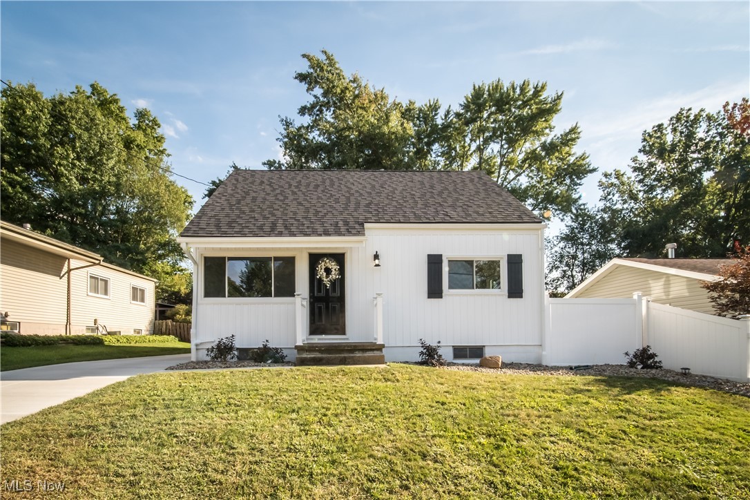 This property is ready to impress, with every inch of it having been beautifully remodeled. An adorable black and white exterior welcomes you to 1620 Romona Road. The living room feels fresh and clean with luxury vinyl floors, large windows, and decorative fireplace. Through a doorway, you'll find a spacious eat-in kitchen, continuing the modern black-and-white vibe with bright white cabinets with black cabinet knobs plus a gorgeous tile backsplash. Brand-new stainless-steel appliances are calling out for you to whip up a meal. There is a door leading out to a covered cement patio in the back. This space is ideal for entertaining, overlooking a lush green backyard. You'll love the storage shed out here, too. Back inside there is a full bathroom on this level, keeping to the same modern color palette. There are two well-sized bedrooms on the main floor, plus two additional bedrooms on the second level. The lower level has been finished and offers tons of options, including the possibility of a fifth bedroom. There is another beautifully finished full bathroom as well as a laundry room. This home is truly ready for you to move right on in, not a single item has been overlooked! You know a property like this one won't last long so schedule your showing immediately, if not sooner.