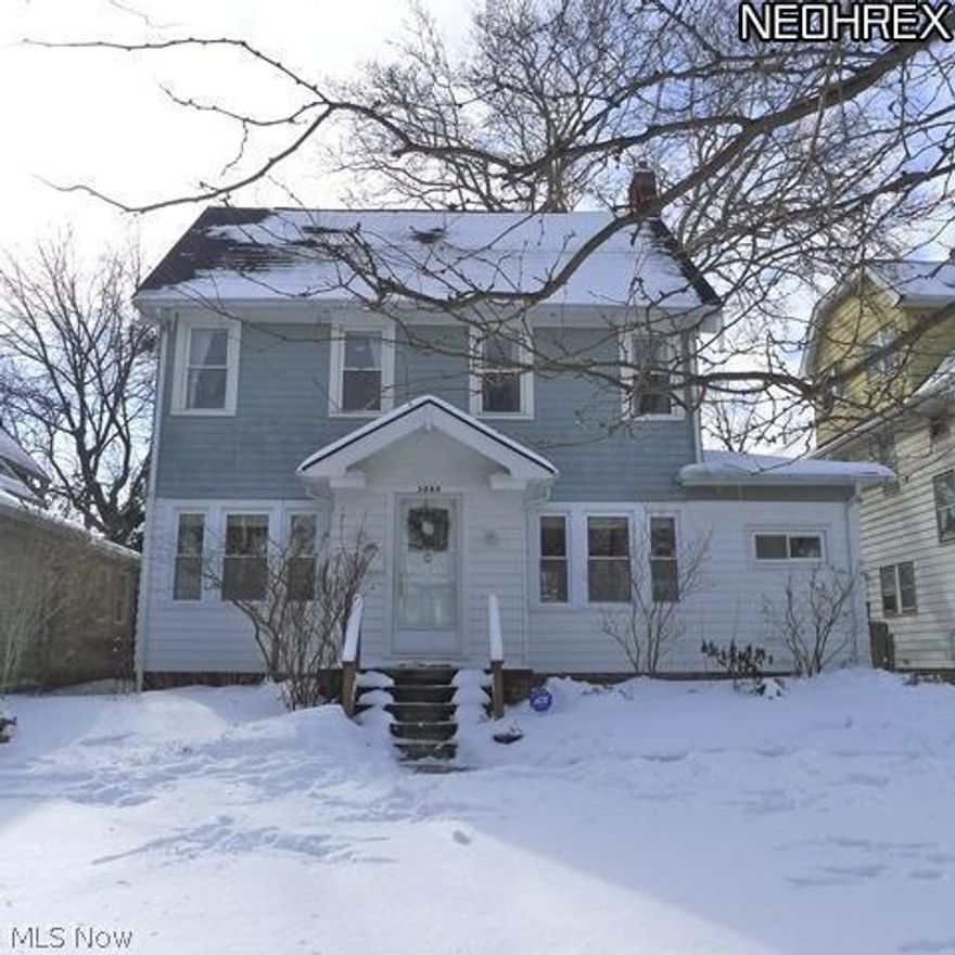 Sharp Move-in Colonial in Popular Cleveland Heights Neighborhood. Close to shopping, Cain Park & Cedar Lee. 4 spacious Bedrooms & 2 1/2 Bath. Newer Windows throughout home & newer wood flooring in Living Room & first floor Den. Beautiful Formal Dining Room and spacious Eat-in Kitchen with all appliances. Many exposed hardwood floors . Fully fenced yard. Newer Boiler & 2013 Hot water tank. Seller offering one year home warranty. Home will transfer City of CH compliant. Shows beautifully!