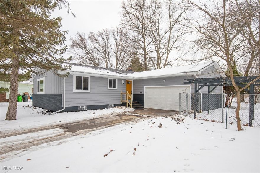 Fully Renovated Ranch in Bedford with Modern Sophistication!
Welcome home to this beautifully renovated ranch in Bedford, thoughtfully updated from top to bottom. This move-in-ready property offers 3 generously sized bedrooms and 2.5 stylish bathrooms, blending modern design with functional living.
Step into the sleek, sophisticated entry foyer, highlighted by a skylight that fills the space with natural light. The home features a formal living and dining room, perfect for entertaining, and a stunning fully renovated kitchen complete with quartz countertops, a large island, a wine rack and wine cooler as well as all new stainless steel appliances. Major improvements include a new furnace and air conditioner, new roof, new windows, new electric panel, rebuilt foundation walls, and all-new plumbing throughout. Every bathroom has been completely remodeled with new fixtures, LED lighting, and Bluetooth speakers for a spa-like experience. Additional upgrades include new LVP and tile flooring, resurfaced and stained hardwood floors, recessed and designer lighting throughout, new switches and outlets, new doors, hardware, and locks. Outside, enjoy a spacious 0.28-acre yard, mostly fenced, with a new deck, storage shed, rebuilt front steps, new gutters, and updated exterior lighting. The 2-car garage features a new door, opener, and a new rear garage entry door.
This home offers peace of mind with extensive updates and modern finishes—an exceptional opportunity for buyers seeking quality, style, and comfort in Bedford. You need to tour this one ASAP, its definitely worth it!!!