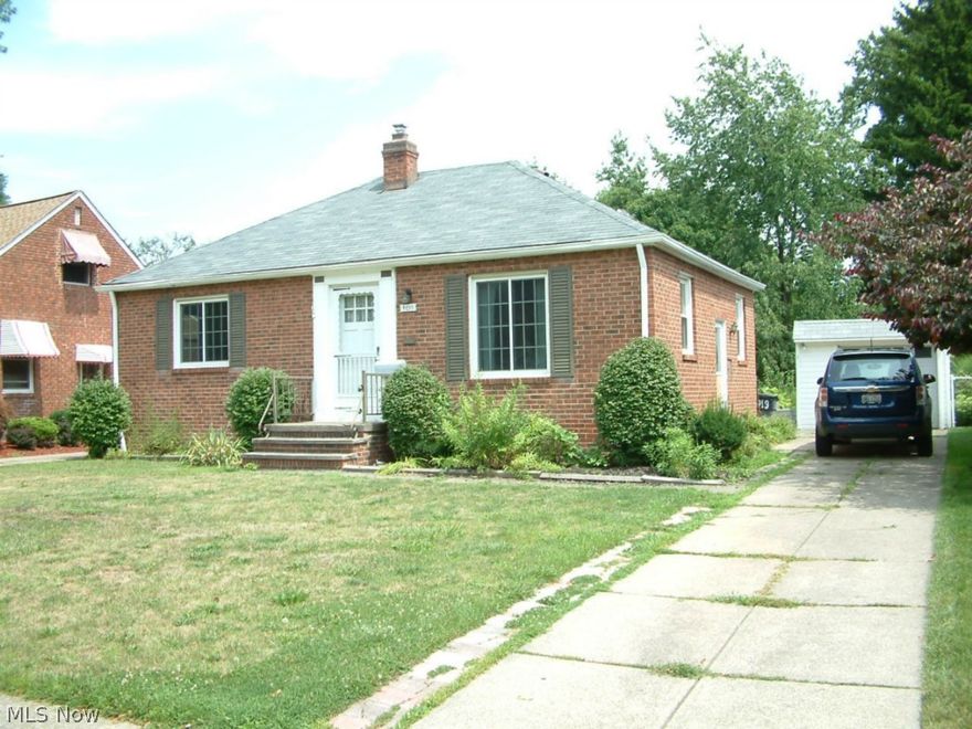 Grrrrreat Brick Ranch with a Generous Yard and Super Location!  Newer Kitchen, Newer Furnace, Newer A/C and an all New Electrical Panel!  Newer windows, except for two, in the back where an addition was planned.  BIG Back Yard! Double Hardwood Floors.  Full basement (has a Full Bathroom too), could be finished.  Ready to occupy and enjoy today!!!  Call Today!  It's SO EZ2C!!!