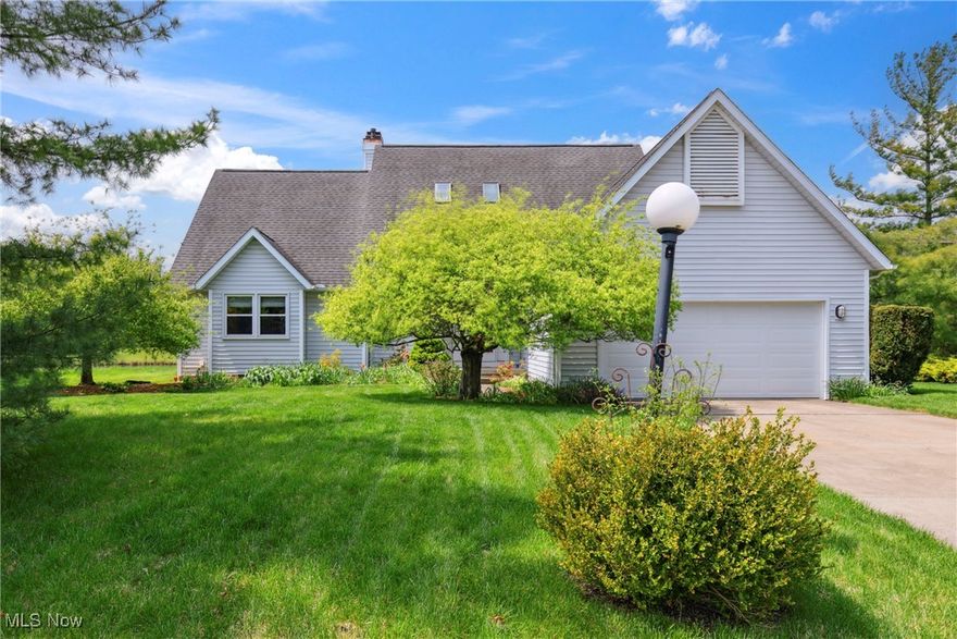 Here's an impressive Cape Cod style home with an open floor plan that is full of natural light. The two story foyer entrance is open to the spacious Great Room which has  a gas fireplace and glass sliding doors across the back wall that open to the deck porch that has a peaceful and private pond view. The formal dining room leads to the charming kitchen with a bright and cheerful breakfast room and built in desk. The first floor master bedroom also has a slider to the deck porch that overlooks the pond. The master bathroom has a jacuzzi tub plus a separate shower and double vanity. Completing the  main level is  a half  bathroom and first floor laundry. From the foyer take the open staircase that has a landing and continue to the loft/ hallway to access two large bedrooms and a full bathroom. Both second floor bedrooms have a pond view. There's also a professionally finished walk out lower level that includes a fourth bedroom plus full bathroom, a rec room, a storage/utility room and  a family room with fireplace and sliders to the patio/backyard! This lovely home has been well maintained with most windows replaced in 2016 and HVAC in 2020. Home warranty included . 














.