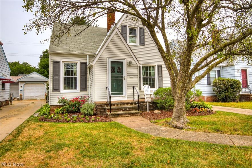 Location! Location! Location!  This is a completely updated storybook 3 bedroom bungalow built by Marquard and located in the Kamm's Corner area of West Park.  The home features remodeled kitchen with Kraftmaid cabinets, Pergo flooring and comes with all appliance including built in dishwasher and microwave. There is a formal dining room, spacious living room and 2 large bedrooms on the first floor with beautiful refinished hardwood floors.  The 2nd floor boasts a huge master bedroom with a walk-in closet, built in drawers plus 2 additional closets.  The bath room has been completely remodeled down to the studs. It offers ceramic tile flooring, backsplash, and shower surround plus Kohler sink and shower head with Moen faucets.  In addition, there is a foyer with ceramic tile flooring, a 2 car detached garage, and a quaint patio in the fenced in private backyard.  Other updates include:  2014 Newer Carrier furnace & central air with Aprilaire / electronic air cleaner / programmable ther