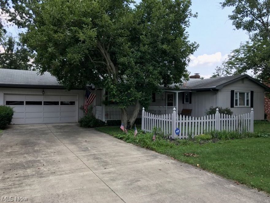 Great location, 4 Bedroom ranch home, galley kitchen with eat in dining room, large living room, finished basement with kitchenette. Lots of storage. Needs some TLC. Nice porch.
