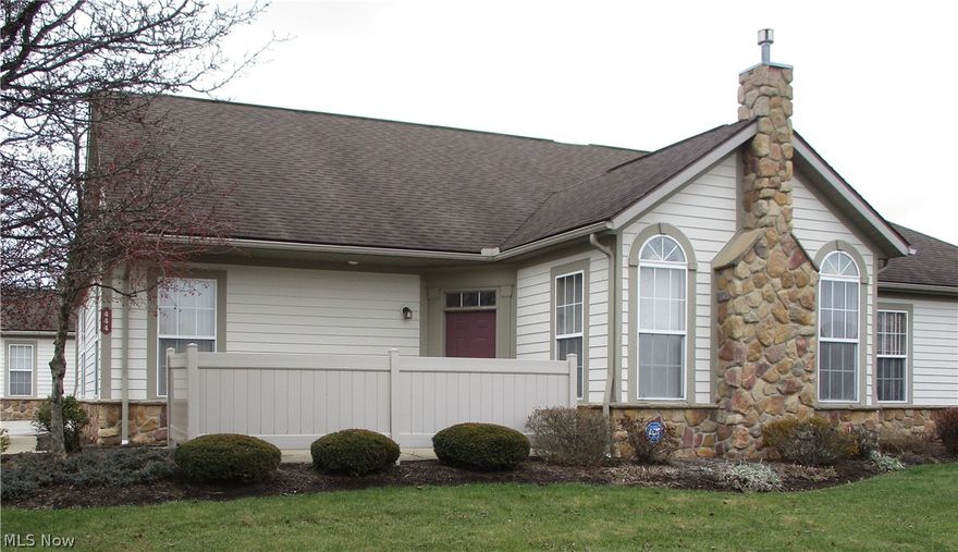 Welcome the the Crossings At Northwest- one of the most desirable condominium communities in the area!  This unit offers one of the best views in the development as it sits directly across from the pond and pool (fountains run during warmer months).  This Cape Cod style unit has 2 possible master bedroom areas- one on the first floor and one on the second.  The open concept first floor features a large kitchen with a breakfast bar that adjoins the dining room and living room with cathedral ceilings.  There are 2 nice sized bedrooms on this floor, one with an attached full bath with a walk in shower and a large walk in closet.  The second bedroom also features a walk in closet!  A half bath and a laundry room off of the kitchen complete the first floor.  Upstairs you will find a huge open bedroom suite that is light and bright and has a full bath and walk in closet.  This home is a blank canvas for you to make your own and will need new carpet/flooring.  Priced accordingly!  Take this o