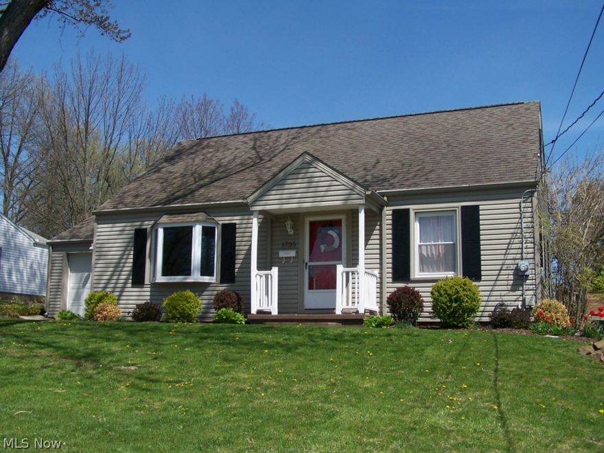 Adorable 4BR Cape Cod with 1600 sq ft of living space.  This tastefully decorated home is ready to move into!  Updates in the last ten years: Oak kitchen w/tile back splash and flooring, bathroom remodeled, new windows, roof and siding.  Finished lower level with family room and 4th Br or office.  Sliding door off of dining area leads to 16x12 covered patio and large backyard.
