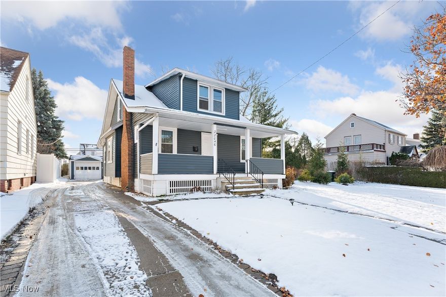 Check out this beautifully remodeled 3-bedroom, 2-bathroom bungalow in the heart of Euclid! Conveniently located just down the street from the high school, this home offers easy access to shopping, restaurants, parks, and more. As you step inside, you'll immediately appreciate the open floor plan that effortlessly connects the living room to the dining area. The space features brand-new vinyl flooring, a cozy fireplace with stunning stone veneer, and modern recessed lighting, creating a welcoming atmosphere. The updated kitchen boasts stainless steel appliances and plenty of counter space, while a full bathroom and one bedroom round out the first floor. Upstairs, you'll find two spacious bedrooms with ample closet and storage space. The partially finished basement offers even more room for entertainment or additional living space, complete with a second full bathroom. With all the recent updates, there's nothing left to do but move in! Don't wait – this home won't last long. Call today to schedule your private showing!