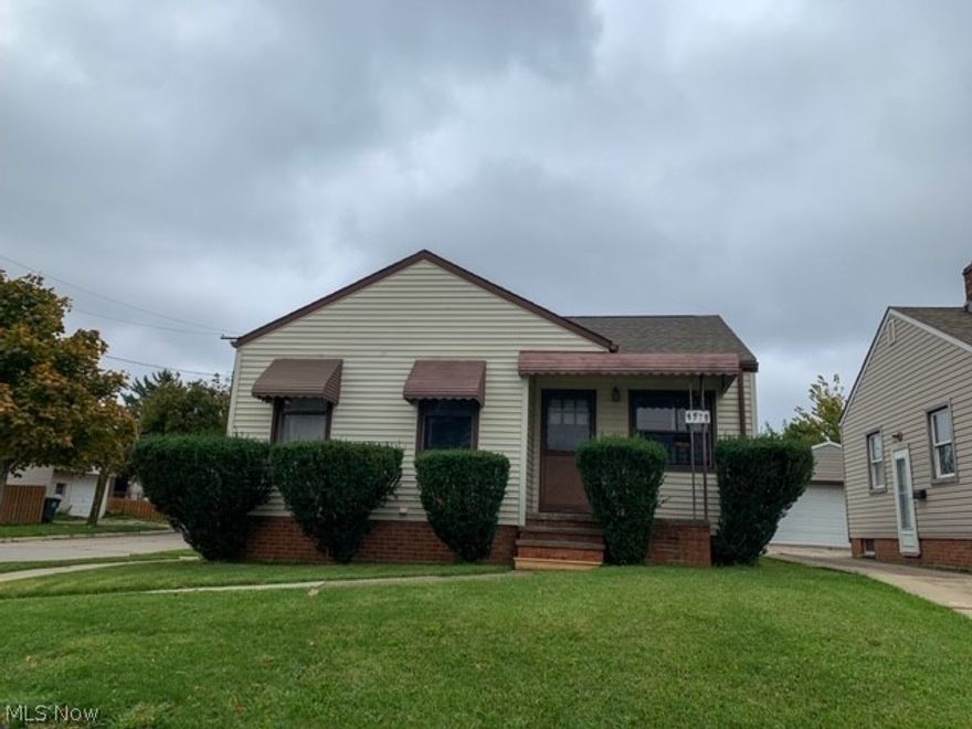 2 bedroom ranch, 1 full bath on main level, 1 full bath in lower level. Hardwood floors in living and dining rooms. Finished lower level with glass block windows. Newer detached  roof, fence, windows. All appliances stay. Covered patio, updated electrical, 1.5 detached garage.