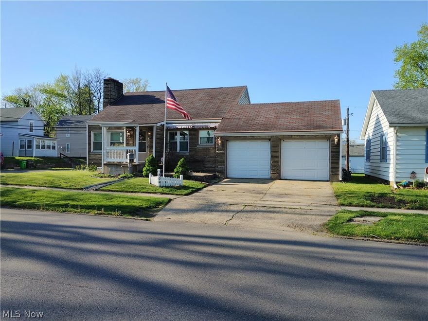 Well Maintained Stone/Vinyl home located o a corner flat lot.   This one story home has a 2 car attached garage, patio in back with a shed for extra storage.  The LR has beautiful hardwood floors, decorative fireplace, and large windows for lots of natural light, newer front door.   Kitchen has been updated with white cabinets and new flooring, baths have been updated, bedrooms have hardwood floors also, full basement has a full bath, workroom or office space and room to create a TV or Rec room.  All window treatments stay, garage has a 2 separate doors, water, and electric.   Kitchen appliances stay along with washer & dryer