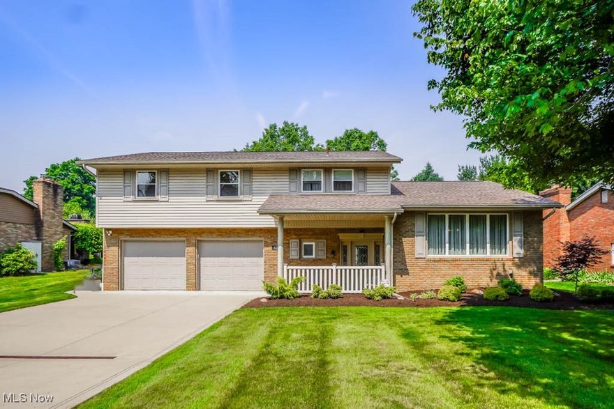 Don’t miss this beautifully maintained 4 level split in a prime North Canton location! Pride of ownership is evident from the start, with manicured landscaping and a welcoming front entry. The main level is ideal for gatherings, with the formal living and dining rooms connected for easy flow. In the renovated kitchen, you'll find bright white cabinetry, a tile backsplash, and KitchenAid appliances, including a five-burner gas cooktop and double wall ovens.

Step down into the comfortable family room featuring a beamed ceiling, gas fireplace with brick surround, and access to the private backyard with a pergola-covered patio. A guest bath and heated/cooled two car garage add convenience on this level.

Upstairs offers four generously sized bedrooms and two full baths, including a primary suite with a walk-in closet and a remodeled private bath.

Updates include a newer roof, A/C, hot water tank, sump pump, gutter guards, and concrete patio. Conveniently located near Hoover Trail, Washington Square, and area schools—schedule your showing today!