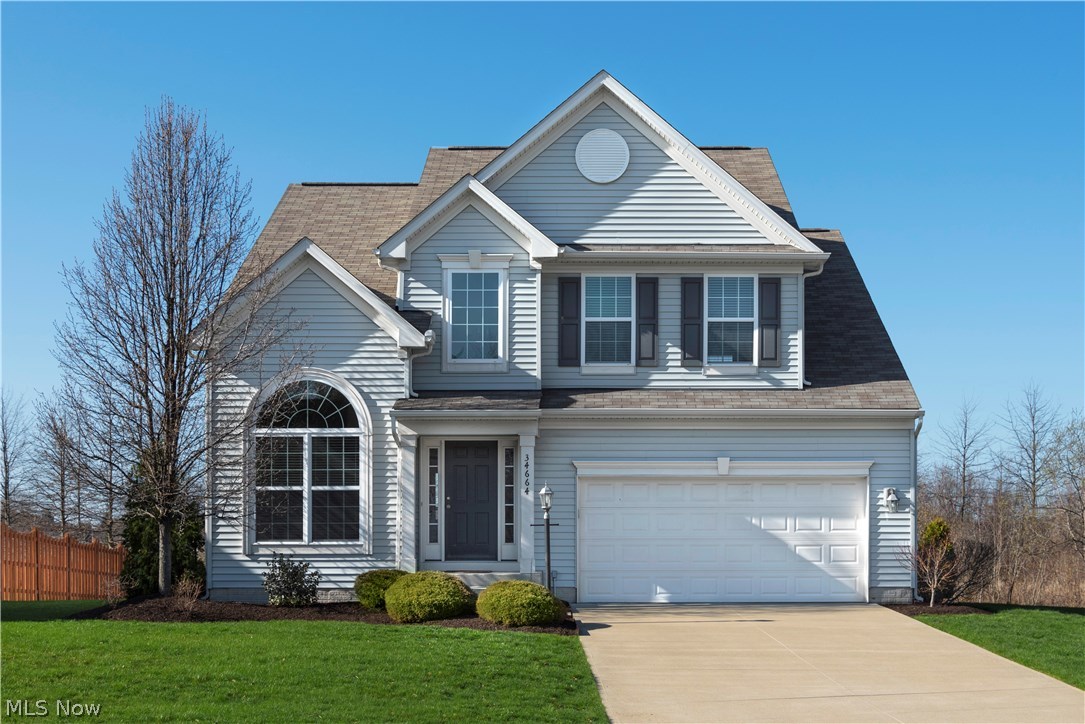 Welcome Home! Mr. and Mrs. Clean live here, why build when this home is like new. Crosby floor plan built by Drees. Welcome guests in the 2 story foyer. Off the foyer is a flex room with vaulted ceilings that can be a living room, office, play room, etc. The family room offers a gas fireplace. The kitchen has granite, a large island, a pantry, and all stainless steel appliances stay. A sunroom with vaulted ceiling, half bath and laundry room with utility tub compliment the 1st floor. The master bedroom has vaulted ceilings and and extra sitting area to make your own. The master bathroom has double sinks, soaking tub, separate water closet and walk in closet. 3 other bedrooms with nice size closets and all are wired for ceiling fans. The unfinished basement is yours to finish or use for storage and is plumbed for a bathroom. Outside is ready to enjoy summer weather with a beautiful stamped concrete patio with no homes behind, just open fields. Schedule your private showing today, this o