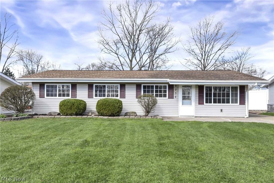 HOME SWEET HOME! Enjoy This Meticulously Maintained & Renovated MOVE-IN Ready Home In The Heart Of Northfield Village! Nothing To Do But Unpack & Enjoy! Spacious One Floor Living Ranch Style 4-Bedroom & 2-Full Bath Home! Large Living & Dining Room Combo Boasts A Cathedral Ceiling W/Wood Beam & A Brand New Ceiling Fan (2026) Creating Architectural Design Within This Open & Airy Floor Plan. You’ll Love All The Natural Light, Wood Trim & Beautiful Windows Throughout! Freshly Painted Interior – Walls, Ceilings & Doors (2026) AND Brand New Neutral Carpeting Throughout (2026). Kitchen Offers Lots Of Cabinet & Counter Space - All Stainless-Steel Appliances Stay. Brand New Microwave (2026) & Dishwasher (2026). Outside Offers Great Curb Appeal & Front Porch – Perfect To Greet Your Guests! Spacious Backyard Offers Plenty Of Green Space, Large Private Patio & Concrete Drive Creating Lots Of Room For Relaxing, Entertaining Or Recreation! Spacious 1.5 Car Garage w/Workshop, Electric & Storage! Enjoy The Community Playground Close By! Make This Lovely Home Yours Today!