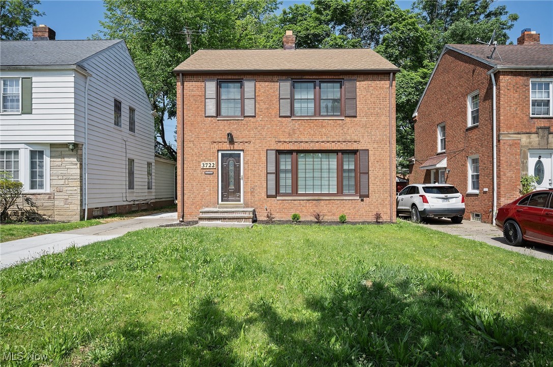 Beautifully updated 3-bedroom, 1.5-bath brick colonial that blends timeless character with modern style—just minutes from the Van Aken District! Featuring a bright open-concept kitchen with brand new stainless steel appliances, sleek countertops, stunning tile backsplash, and all-new lighting. Finished hardwood floors flow throughout the main living spaces. The full bath has been tastefully updated, and the half bath showcases bold designer wallpaper. The partially finished basement offers versatile space, perfect for a home office, gym, or additional living area. Detached 2-car garage, point-of-sale compliant and truly move-in ready. Schedule your showing today!