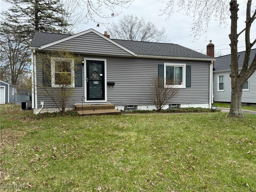 Welcome to 331 N. Hawkins Ave., Akron, OH 44313 – your perfect next home!
This charming ranch home offers a blend of classic comfort and stylish modern updates. Featuring three spacious bedrooms and a beautiful full bathroom, this home is move-in ready and packed with thought out upgrades.

Step inside to discover a cozy, inviting atmosphere with new flooring in the bathroom, a sleek galley kitchen featuring black and stainless steel appliances, and a ton of major improvements including the roof on both the house and detached garage, new siding, and much more. Every detail has been considered to enhance both functionality and aesthetic appeal.

The fully fenced-in backyard offers a perfect retreat, ideal for outdoor activities or relaxing in peace. Nestled in a picturesque neighborhood, this home combines comfort and convenience, with easy access to shopping, dining, and public transportation. Whether you’re starting out or settling down, 331 N. Hawkins Ave. offers the perfect balance of style, space, and location.

Don’t miss your chance to make this gem your own – schedule a tour today (330) 814- 2215