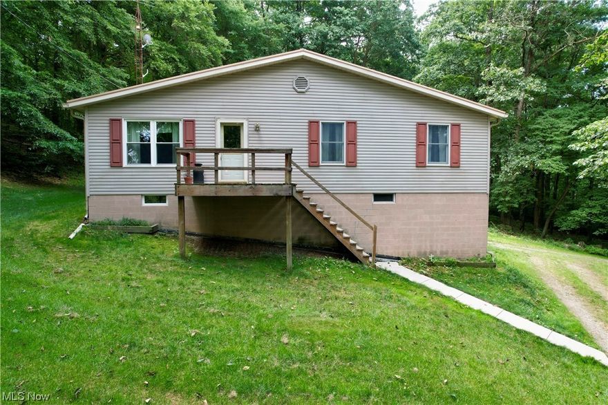 ONLINE ONLY AUCTION Ends Wednesday August 16th w/ extended bidding. 
Welcome to your dream oasis! This three-bedroom, two-bath home with a spacious garage rests on a 1.3-acre wooded lot, offering the perfect blend of tranquility and convenience. Inside, you will find everything you need to make this your own.  Kitchen with lots of cabinetry, full bath, large bedrooms with lots of storage space and plenty of living area.  Downstairs you will find a partially finished area with rec room with woodburner, full bath and laundry room.  Large storage area off the garage to used as a workshop or storage. If you desire peaceful solitude amidst nature, don’t miss this one!