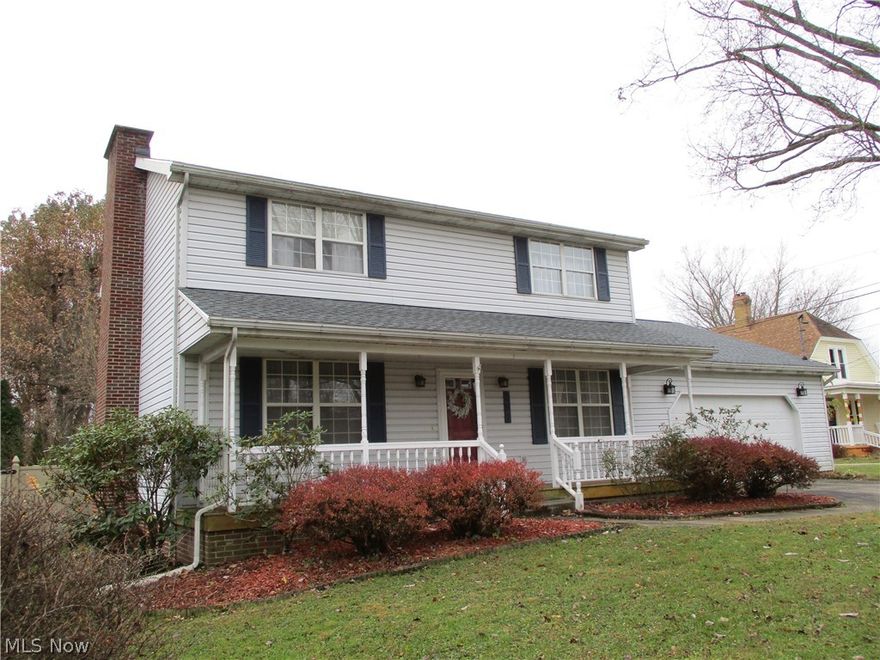 Not often can you find a 3 bedroom, 2-1/2 bath home in Devola that is on sewer and has all that this one has to offer!  A full covered from porch welcomes you to the home.  Attractive new engineered hardwood flooring installed throughout all the previously carpeted areas of the home in 2020 in addition to lovely new vinyl plank flooring in the lower level of the house.  The huge living room offers a fireplace with mirrored antique mantle.  There is an office/den/dining room which can be used for multiple purposes.  The huge kitchen offers a new island with seating and ample oak raised panel cabinets, recessed lighting and a new range.  The kitchen has sliding door access to a sunroom for relaxing after a long day at work.  There is a 1/2 bath and a convenient large laundry room with access to the rear. The spacious master bedroom offers 2 closets -one a large walk in.  Two additional bedrooms and a full bath complete the second floor.  The lower level features a huge rec room and an ad